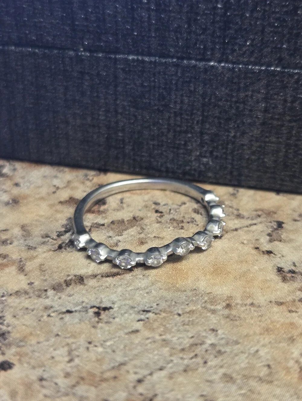 10K White Gold Wedding Band